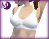 White Sports Bra