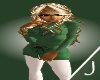 GREEN SWEATER N JEANS