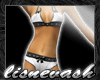 (L) White/Black Bikini