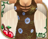 Brown floral summerdress