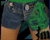 ~M~ Green Toxic Shorts