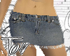 Fringed Denim Mini