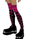 Punky Stripes Boots
