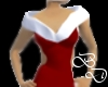 Red and White Dress