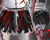 Stiches Mini-Skirt