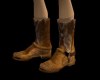 CA Dark Brown Cowboy Boo