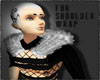 Grey Fur Shoulder wrap
