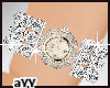 Diamond Watch Silver