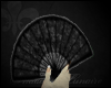 Midnight Lace Fan