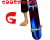 Blue Skate Board