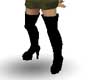 platform boots black