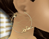 Gold Tink Star Hoops