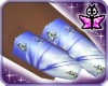Nails in blue by pogo.