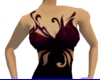 Black lotus dress