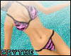 [S Zebra bikini -pink