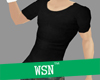 [wsn]T-Shirt#Black