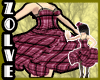 [Zv]Pink Plaid FlW.Dress