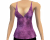 Purple Velvet Strap Cami