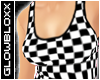 #White Checkered Tank#