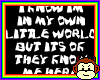 my own world shirt