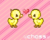 [C] Love Duckies Sticker