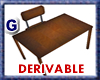 [G]School chair+Table