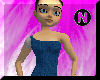 (N)Blue and Silver Dress