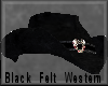 Black Felt Western