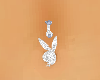 silver playboy piercings