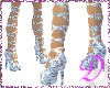 Straped berry stillettos