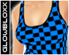 #Blue Checkered Tank#