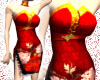 Embroidered Dress RED