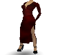 Burgundy Dress