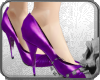 Purple Leather Heels