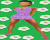 M* PURPLE BANDANA DRESS