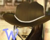 *W* Sepia Cowboy Hat  by Whimsee