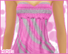 *HC* Pink striped tube