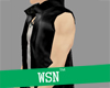 [wsn]LeatherVest#Black