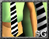 Emo Style Striped Tie