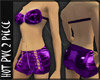 Hot PVC 2 Piece Purple
