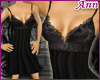 ANN Lace Bust Dress BLK
