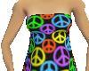 peace Sign Tube Top