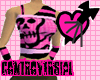 Pink Die Skull