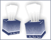 Modicon Tissue Box Blue