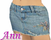 Micro Denim Embroidered