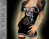 [LYN]Printed dress black