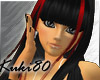 K black hair kosaki red