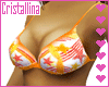 Bikini Top Orange/Red