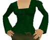 Green Velvet Gypsy Top