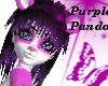 Purple panda bear skin